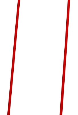 Stojací věšák Modul 1520, červený