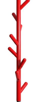 Nástěnný věšák Modul W29, červený