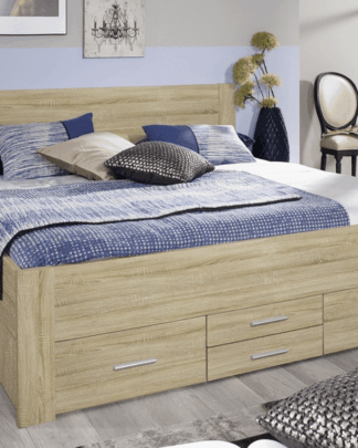 Postel Isotta 180x200 cm, dub sonoma