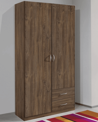 Šatní skříň Case, 91 cm, dub stirling