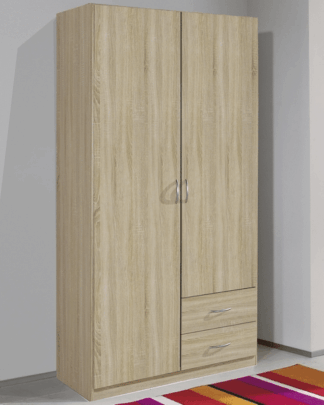 Šatní skříň Case, 91 cm, dub sonoma