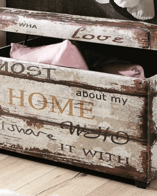 Úložná truhla se sedákem Home 30987
