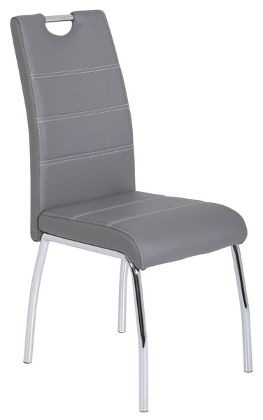 Jídelní židle Susi 920/196, šedá ekokůže