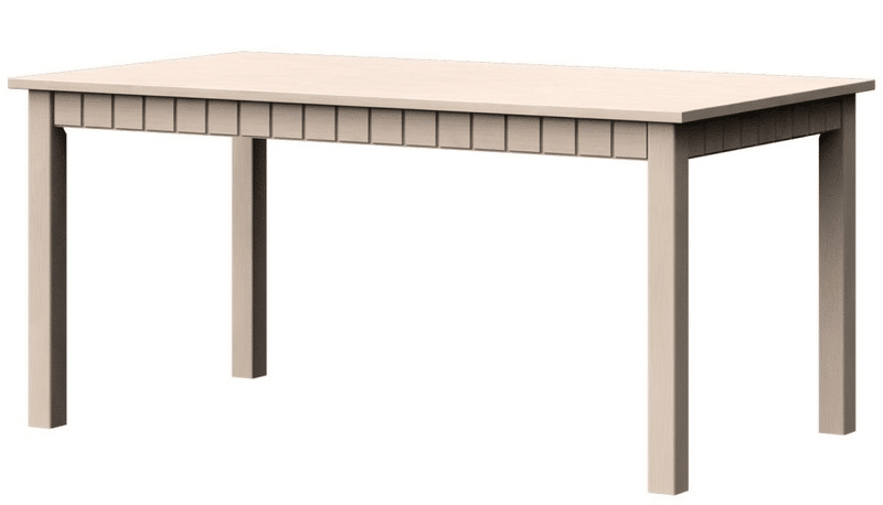 Jídelní stůl Atik JS 160x90 cm, vanilka patina