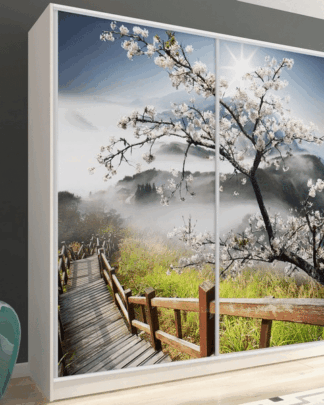 Šatní skříň Inspirato, motiv příroda natur