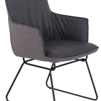 Jídelní židle Henrik, tmavě šedá/šedá