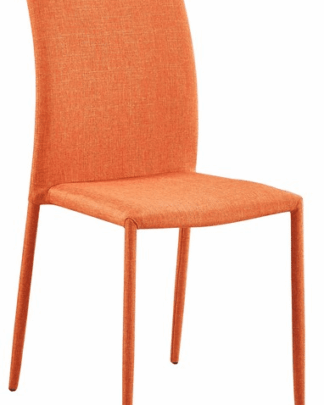 Jídelní židle Rudolfo, oranžová látka