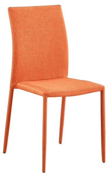 Jídelní židle Rudolfo, oranžová látka