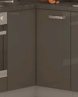 Dolní rohová kuchyňská skříňka Grey 90DN