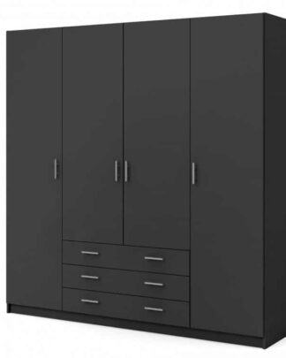 Skříň Sprint 68082 4d3s antracit - TVI