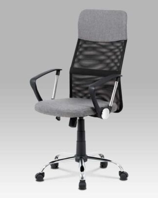 Kancelářská židle KA-V204 GREY, šedá/černá