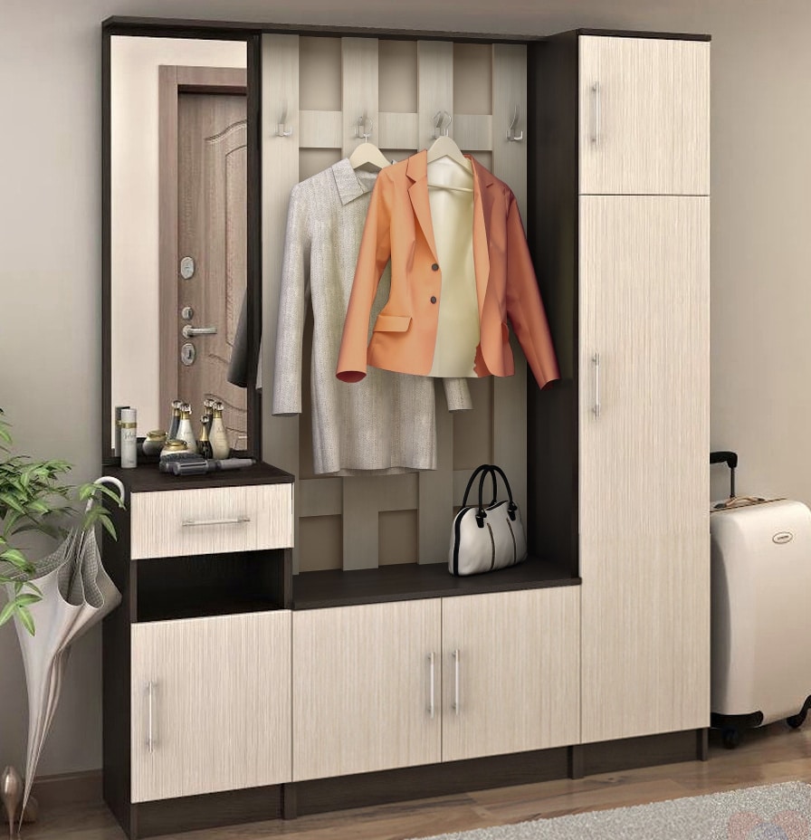 Předsíňová stěna MÁŠENKA, belfort/wenge