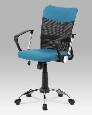 Kancelářská židle KA-V202 BLUE, modrá látka