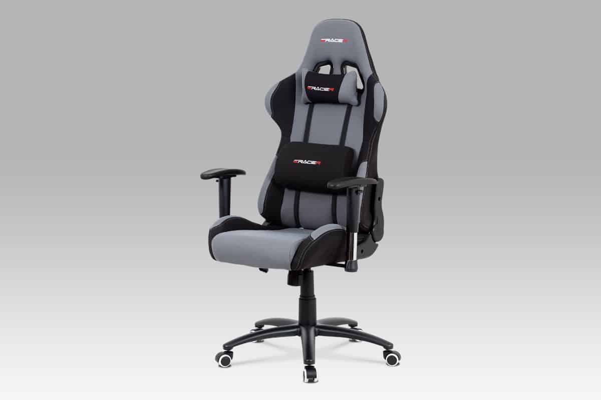 Kancelářská židle KA-F01 GREY, šedá