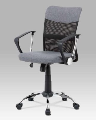 Kancelářská židle KA-V202 GREY, šedá látka