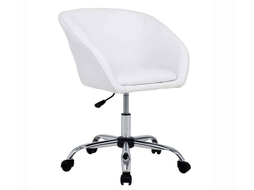 LENER KANC.KRESLO BIELA EKOKOZA T815-2