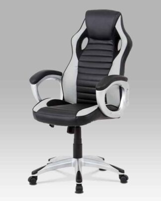 Kancelářská židle KA-V507 GREY, šedá/černá