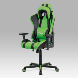 Kancelářská židle KA-V609 GRN, zelená/černá