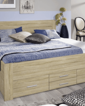 Postel Isotta 160x200 cm, dub sonoma