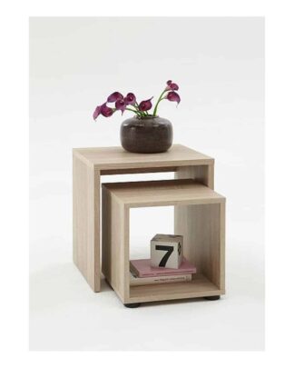 Sconto Přístavný stolek - set 2 ks DUO