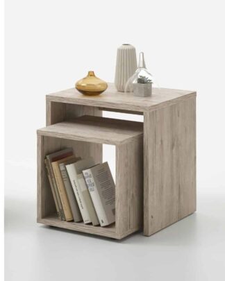 Sconto Přístavný stolek set 2ks DUO