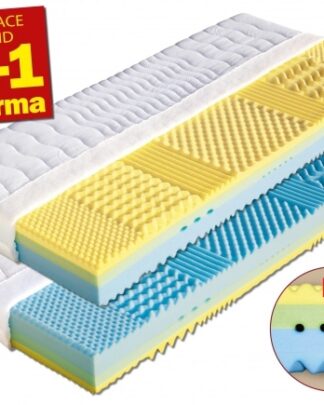 Matrace 1+1 zdarma z bio pěny Riga Dřevočal 90 x 200 cm SilverGuard
