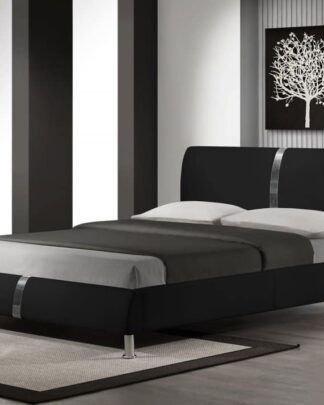 Postel Dakota 160x200 cm Halmar černá