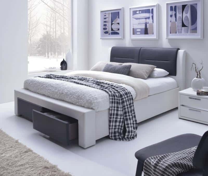 Postel CASSANDRA S + rošt Halmar 140 x 200 cm