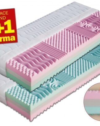 Matrace Leona 1+1 zdarma + 2 x polštář Lukáš zdarma Dřevočal 90 x 200 cm Lyocell