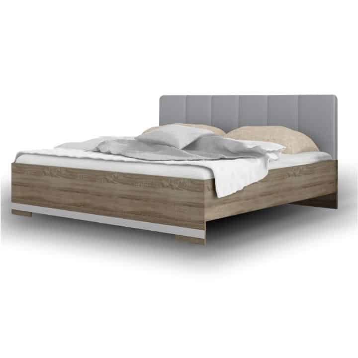 Postel MADISON NEW 160x200 dub sonoma trufel / šedá Tempo Kondela