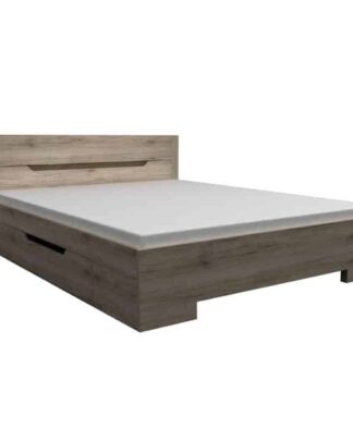 Postel BETINO 160x200 dub sonoma tmavý Tempo Kondela
