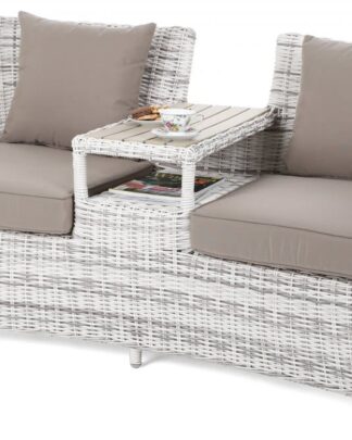 Zahradní pohovka MILOS GH6359 světle šedá / taupe