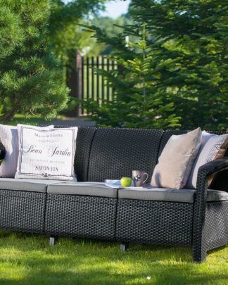 CORFU LOVE SEAT MAX - antracit Allibert