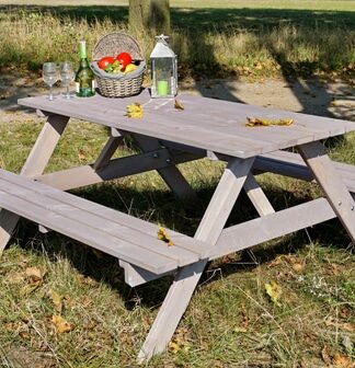 set PIKNIK ŠEDÝ - 160 cm ROJAPLAST