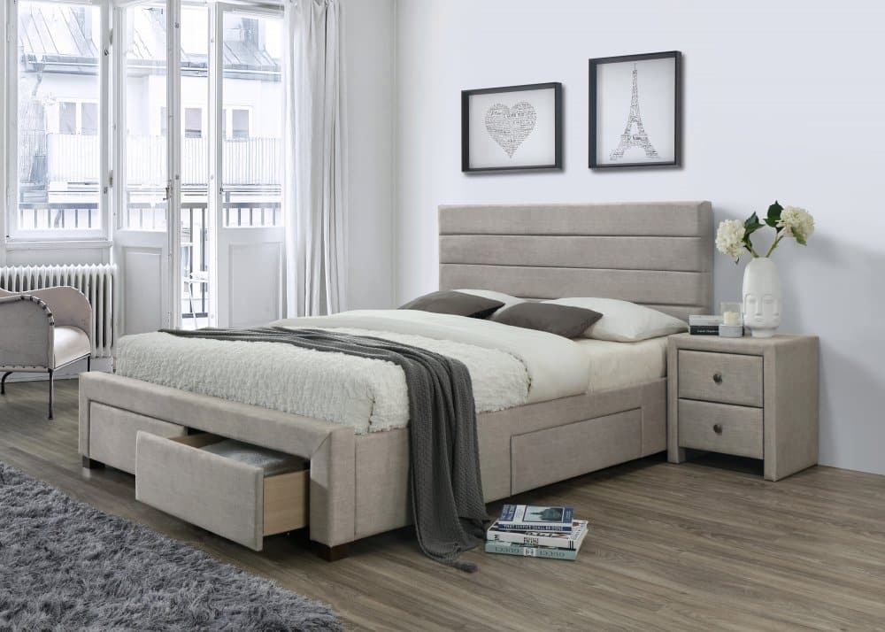 Postel KAYLEON 160x200 béžová Halmar