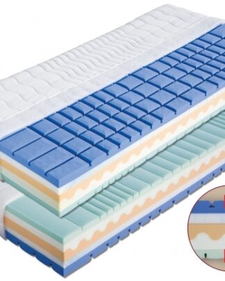Matrace z bio pěny Zaira + 1x polštář Lukáš ZDARMA Dřevočal 180 x 200 cm Lyocell