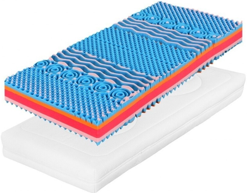 Matrace 1+1 zdarma Tropico Color Visco Wellness 100 x 200 cm