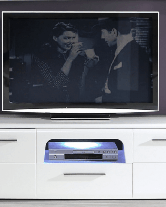TV komoda Madrano,160 cm, s osvětlením