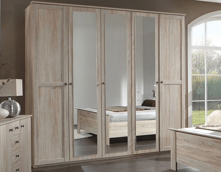 Šatní skříň Chalet, 225 cm, dub sonoma