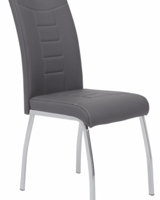 Asko Jídelní židle Andrea, šedá ekokůže Jídelní židle Andrea, šedá ekokůže