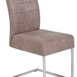Jídelní židle Denise 2, béžová vintage optika kůže