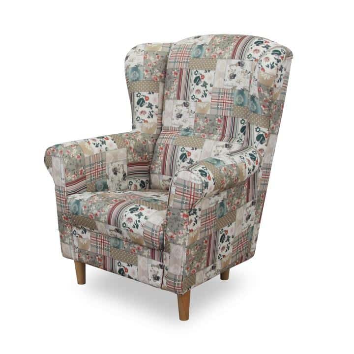 Křeslo CHARLOT Tempo Kondela Patchwork Viorica 1