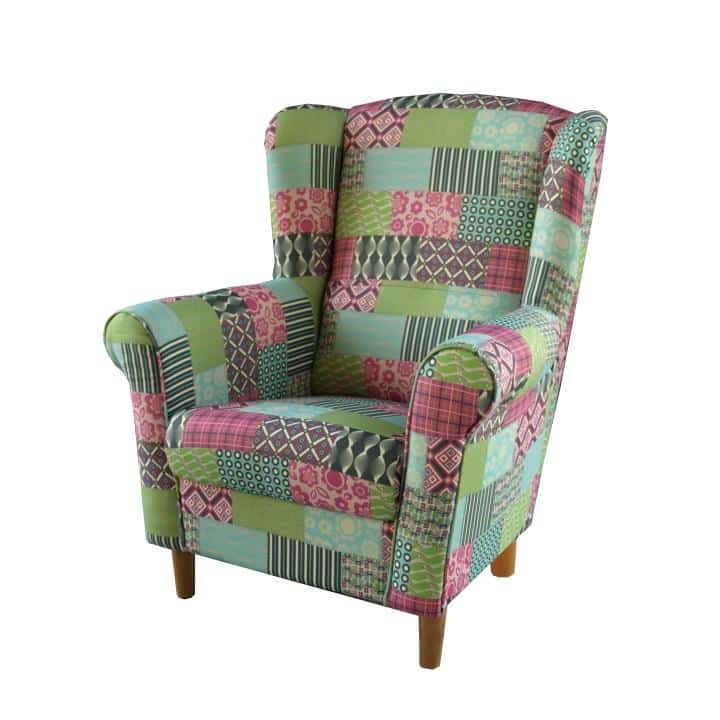 Křeslo CHARLOT Tempo Kondela Patchwork M1