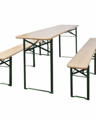 Skládací pivní set stůl se 2 lavicemi 220 cm jedle
