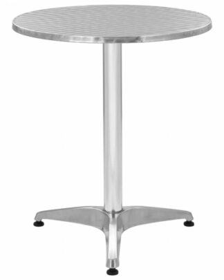 Kulatý zahradní stůl hliníkový 60 cm