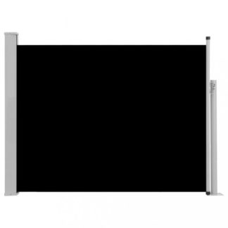 Zatahovací boční markýza 140x500 cm Dekorhome Černá