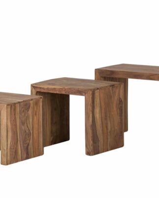 Sconto Přístavné stolky - set 3 ks YOGA 6553