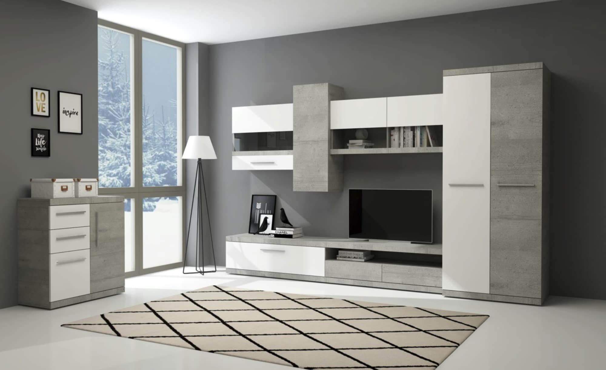 Sconto Obývací stěna TOKIO