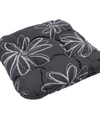 SŮSA mix 30200-700 Sun garden Tmavě šedá / vzor kytka