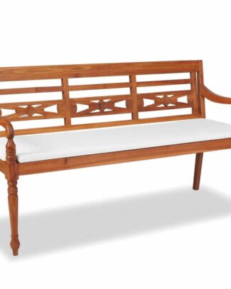 Zahradní lavička 150 cm z teakového dřeva